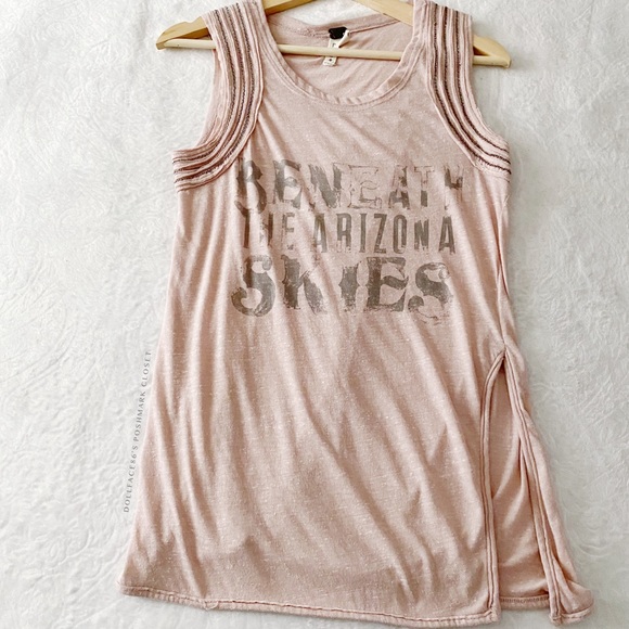 Free People Beneath the Arizona Skies Chain Detail Tank Top - Picture 2 of 9